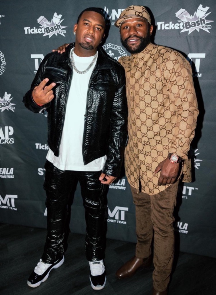 James McNair with Floyd Mayweather